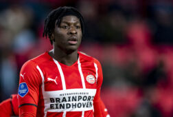 Johan Bakayoko bij zijn debuut voor PSV