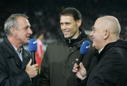 Johan Cruijff Marco van Basten en Jack van Gelder