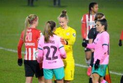 Lieke Martens met FC Barcelona tegen PSV