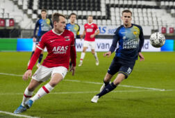 Marco Tol tijdens de wedstrijd tegen AZ