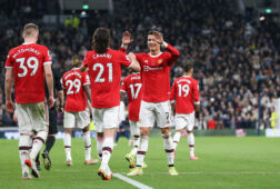 Mc Tominay Cavani en Ronaldo bij Manchester United