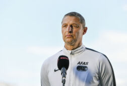 Michel Vonk als trainer van Jong AZ