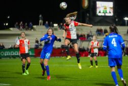 Het duel tussen Feyenoord en FC Twente