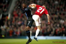 Clinton Mata tegen Manchester United in de Europa League
