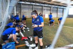 Club YLA tijdens een training voorafgaand aan de competitiestart
