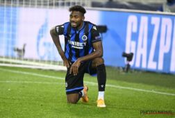 Emmanuel Dennis in de thuiswedstrijd van Club Brugge tegen Borussia Dortmund
