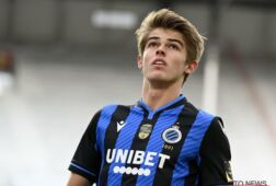 Charles de Ketelaere tijdens het bezoek van Club Brugge aan Antwerp FC