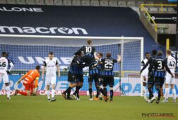 Club Brugge viert de winnende tegen Genk
