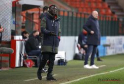 Standard-coach Leye tijdens de bekerwedstrijd tegen Club Brugge