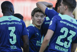 PSV na de goal van Doan