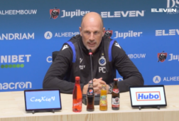 Philippe Clement persconferentie Stadsderby