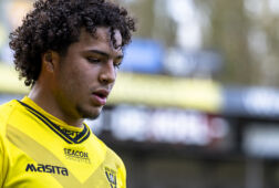 Rayan El Azrak, die door FC Utrecht verhuurd wordt aan VVV