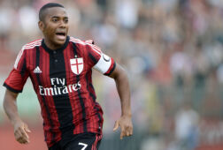 Robinho in het shirt van AC Milan