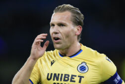 Ruud Vormer in het uitshirt van Club Brugge