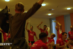 Michel Vlap wordt welkom geheten in Duitsland