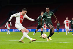 Steven Berghuis tijdens het Champions League-duel met Sporting