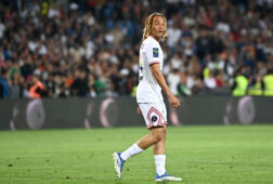 Xavi Simons tijdens duel van PSG met Montpellier