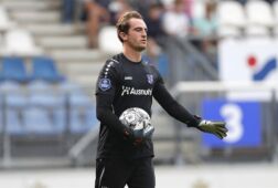 Xavier Mous met de bal in zijn hand