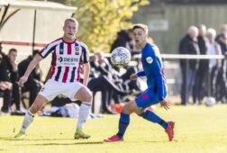 Remco Balk was trefzeker namens FC Utrecht tegen Willem II