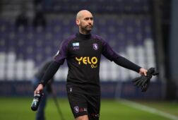 Wouter Biebauw in actie bij Beerschot