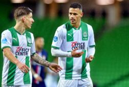 Alessio Da Cruz met Tomas Suslov bij FC Groningen