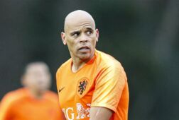 Glenn Helder bij de oud-internationals