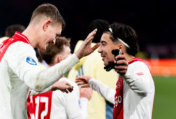 Dies Janse en Rayane Bounida in de Johan Cruijff Arena