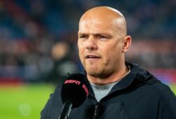 Johnny Jansen voor de camera van ESPN