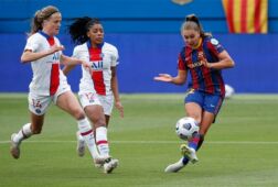 Lieke Martens in actie voor FC Barcelona