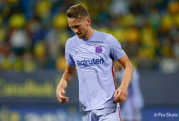 Luuk de Jong in het Barcelona-shirt
