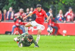 Mohamed Mallahi in actie namens Jong FC Utrecht