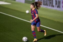 Lieke Martens in actie voor FC Barcelona
