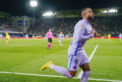 Memphis Depay na zijn goal tegen Villarreal