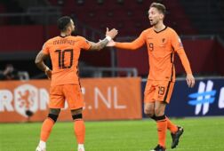 Luuk de Jong bij het Nederlands elftal