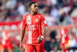 Virgil Misidjan tijdens de thuiswedstrijd tegen PSV