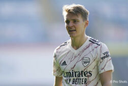 Martin Ødegaard als speler van Arsenal