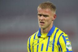 Jens Odgaard in het shirt van RKC Waalwijk