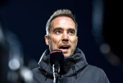 Sjors Ultee voor de camera van ESPN