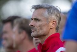 Kees van Wonderen tijdens de voorbereiding van SC Heerenveen