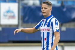 Joey Veerman in het Abe Lenstra Stadion