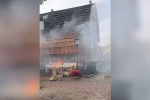 Brand bij In de Gauwe Geit