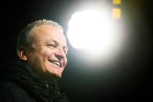 Een lachende Rob Penders