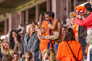 Lieke Martens en Benjamin van Leer