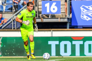 Mickey van der Hart tegen FC Utrecht