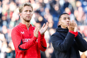 Michel Vlap en Anass Salah-Eddine bedanken het publiek