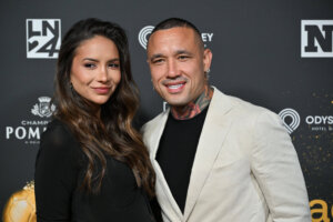 Radja Nainggolan met zijn partner