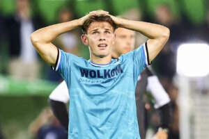 Een balende Nikolai Hopland