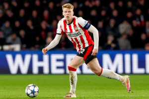 Jerdy Schouten tegen Atlético Madrid