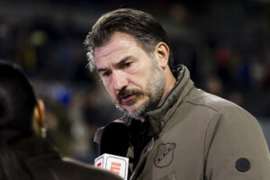 Carl Hoefkens na het duel met FC Twente