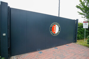 Poort bij trainingscomplex 1908 van Feyenoord